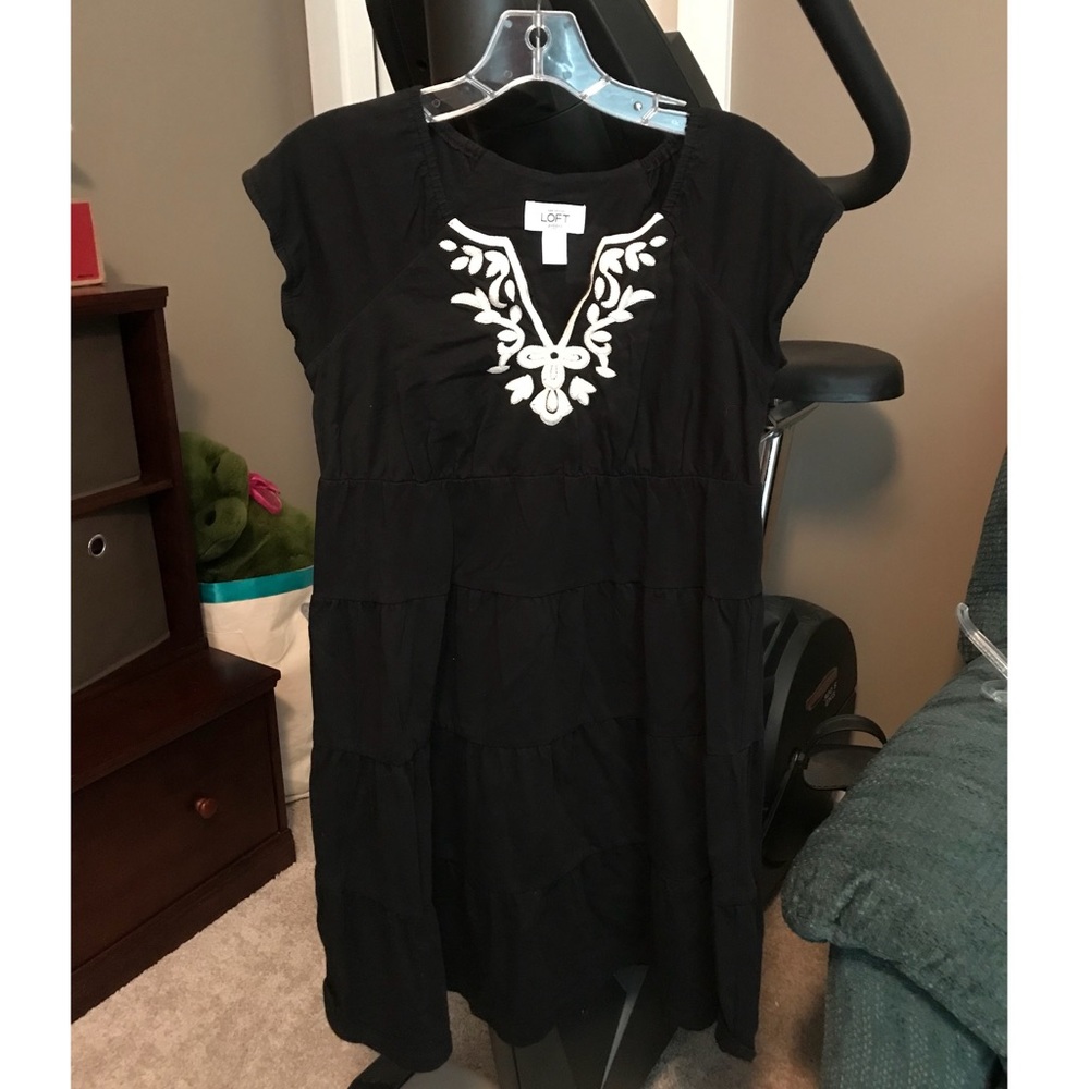 LOFT SP Black Dress